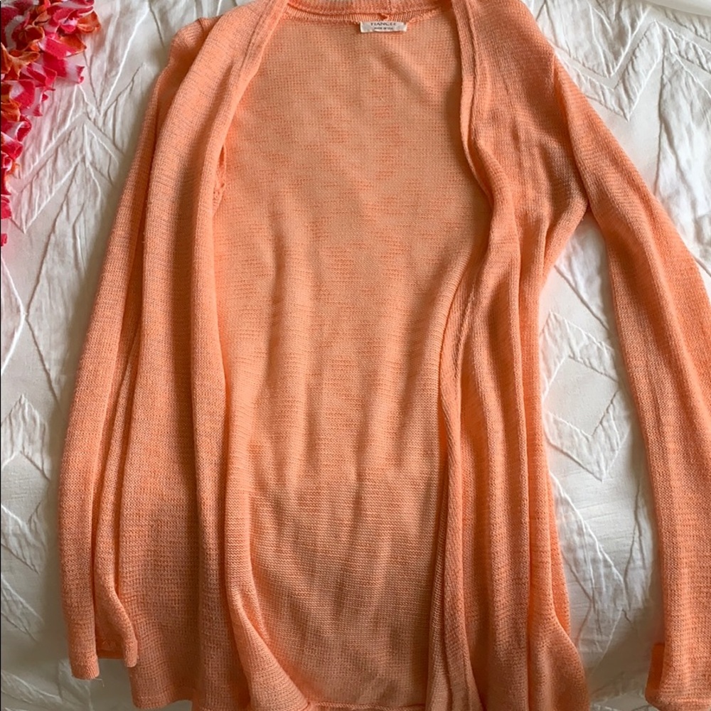 Pink/orange cardigan